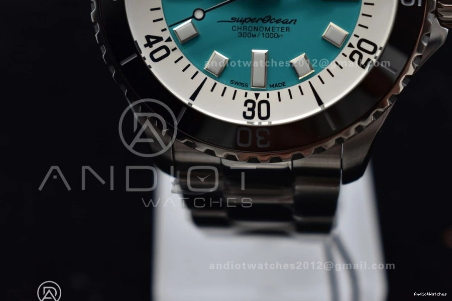 Dial SS on 44 480 Best Tiffany Blue Edition Versatile Automatic 1:1 TF A SuperOcean Bracelet 1101
